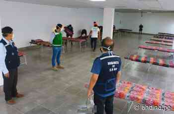 Coronavirus: hoy empezó a funcionar centro de aislamiento temporal en Hualmay - andina.pe
