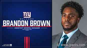 Brandon Brown named Giants' assistant general manager - Giants.com