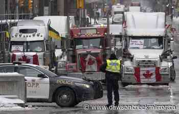 Ottawa protest exposes political pandemic divisions, amid plan to ease restrictions - Dawson Creek Mirror