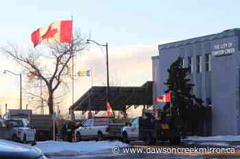 City hall sees 'stop the mandates' group rally during Monday meeting - Dawson Creek Mirror