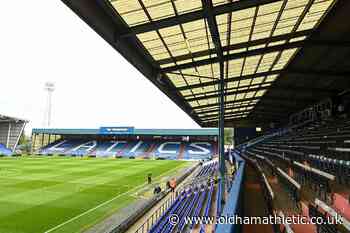 Bradford City (H) Fixture Update - News - oldhamathletic.co.uk