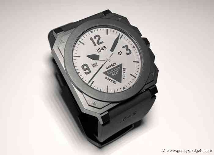 Swiss self winding watch inspired by the Air Force