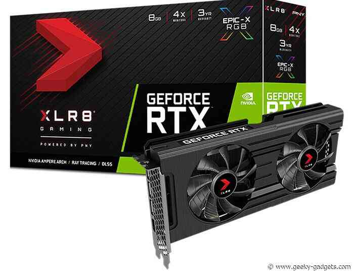 PNY GeForce RTX 3050 Series 8GB graphics cards introduced