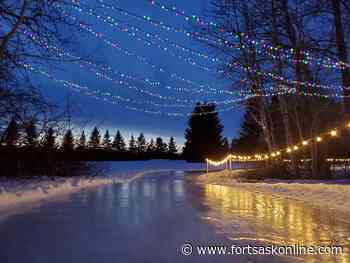Warmer weather temporarily closes skating trail at Cardiff Park - FortSaskOnline.com