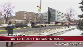 Student stabbed, security guard shot at Buffalo high school