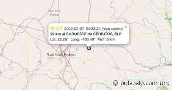 Madrugador sismo en Cerritos y San Nicolás Tolentino; casi imperceptible - Pulso Diario de San Luis