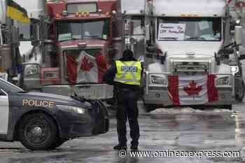 Ottawa police warn protesters of mischief charges for blocking streets - Vanderhoof Omineca Express