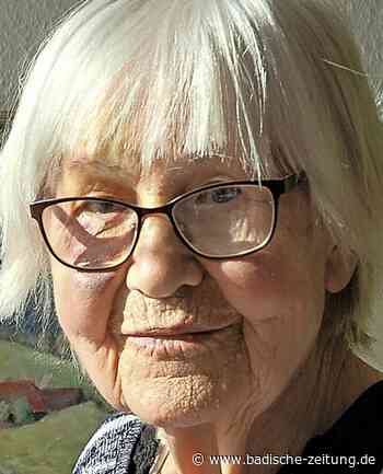 Die Kunst gibt ihr Kraft für ein langes Leben - Lahr - Badische Zeitung