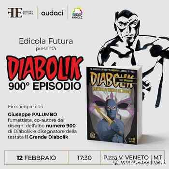 Firmacopie di Diabolik 900 con Giuseppe Palumbo all'edicola Futura di Matera - Sassilive.it