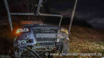 B29 bei Essingen: Auto kommt von der Fahrbahn ab - Gmünder Tagespost