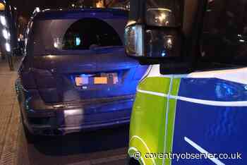 Motorist stopped by police in Coventry was disqualified and over the drink-drive limit - Coventry Observer