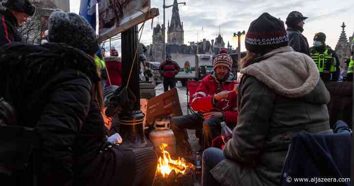 Canadian truckers protesting in Ottawa appear set to stay - Al Jazeera English
