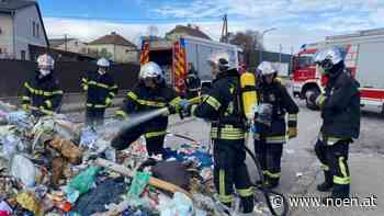 Schlimmstes verhindert - Müllwagen begann mitten in Neunkirchen zu brennen - NÖN.at