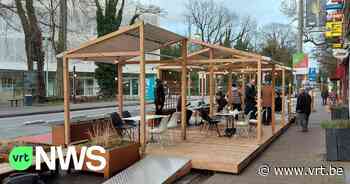 Genk experimenteert met terrassen in Stalenstraat: “We willen de buurt levendiger maken” - VRT NWS