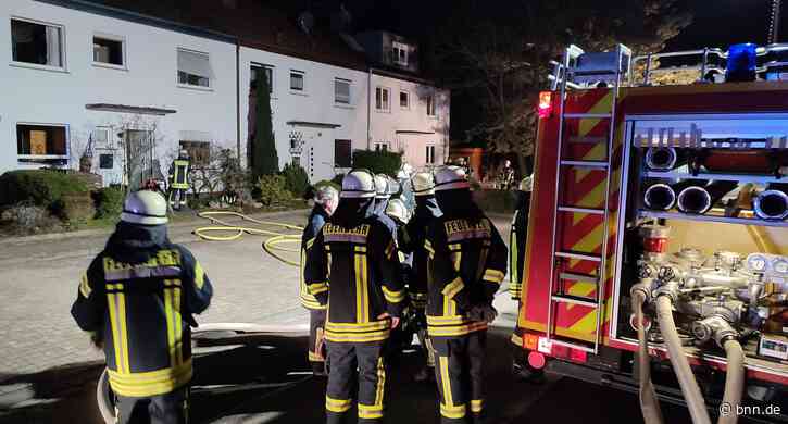 100.000 Euro Schaden bei Brand eines Reihenhauses in Eggenstein-Leopoldshafen - BNN - Badische Neueste Nachrichten