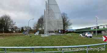 Kreisverkehr Marl-Sinsen – Skulptur soll Typisches für den Stadtteil zeigen - Marler Zeitung
