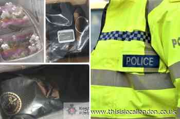 Suspected stolen property including Ray Bans found in Dartford