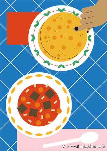 “Food brings people together”: Rocío Egío on her deliciously geometric illustrations - It's Nice That