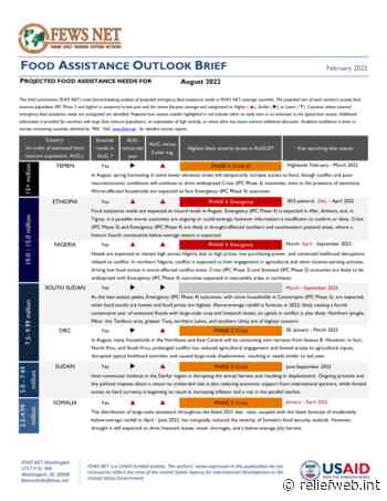 Food Assistance Outlook Brief, February 2022 - World - ReliefWeb