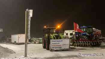 Protesters block major Canada-U.S. border crossing in Manitoba