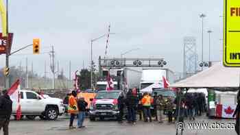 Protesters step up blocking access to Ambassador Bridge international crossing on Day 4 of rallies
