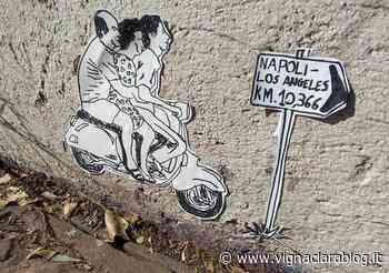 Ponte Milvio, un'opera di street-art dedicata a Sorrentino - VignaClaraBlog.it