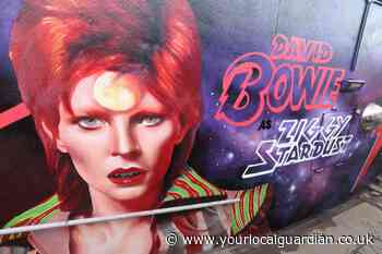 David Bowie mural unveiled in London for 50th anniversary of Ziggy Stardust gig