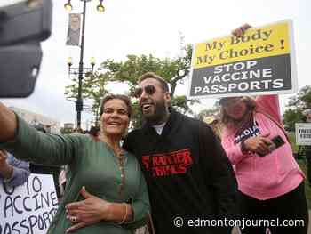 Trial dates set for Ontario man arrested at West Edmonton Mall anti-vax protest
