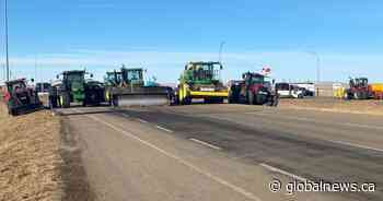 Alberta NDP calls on UCP to suspend commercial operators licences as Coutts protest enters 13th day