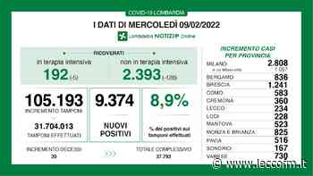 COVID: 234 NUOVI CASI IN PROVINCIA DI LECCO - Lecco FM