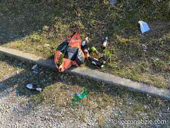 Lecco | Germanedo. Ancora rifiuti all'imbocco dei sentieri - Lecco Notizie