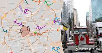 Vanaf maandag Canadese toestanden? Europees vrijheidskonvooi wil Brussel wekenlang bezetten - Het Laatste Nieuws