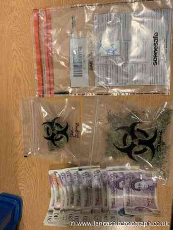 Man arrested in Clitheroe as drugs and cash found