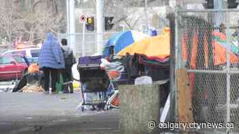 Calgary police dismantle homeless camp outside Calgary Drop-In Centre over concerns of violence and drugs | CTV News - CTV News Calgary