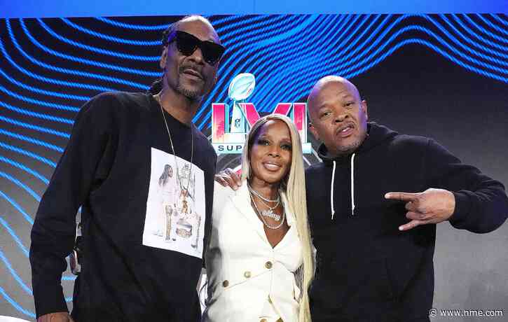 Dr. Dre jokes he’s had to talk Eminem and Snoop Dogg out of “pulling their penises out” during Super Bowl Halftime Show