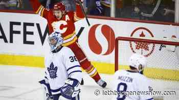 Hanifin leads Flames in 5-2 win over Maple Leafs - Lethbridge News Now