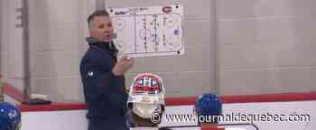 [VIDÉO] Martin St-Louis dirige son premier entraînement avec le CH