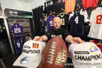 Temple du sport américain, l’USC Shop de Cannes se tient prêt pour le Super Bowl
