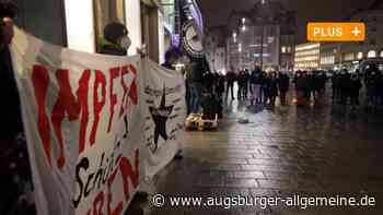 Protest und Gegenprotest: So lief die Corona-Demo am Samstag in Augsburg - Augsburger Allgemeine