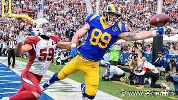 Rams TE Higbee (knee) to miss Super Bowl LVI