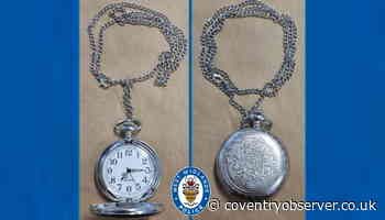 Coventry Police want to find the owner of this silver pocket watch recovered after burglary arrest - Coventry Observer