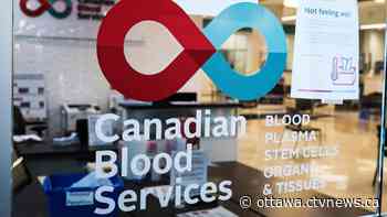 Canadian Blood Services relocates two blood donor clinics due to Ottawa protests - CTV Edmonton