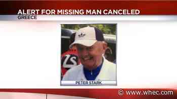 Alert canceled for missing man with Alzheimer&rsquo;s disease and dementia