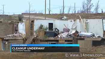 Demolition underway for tornado affected homes in Dawson Springs - 14 News WFIE Evansville