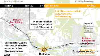 Bad Aibling: Die letzten Sekunden vor der Zug-Katastrophe - WELT - DIE WELT