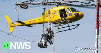 Hoogspanningslijn tussen Kinrooi en Zandhoven krijgt nieuwe kabels, om meer elektriciteit te kunnen vervoeren - VRT NWS