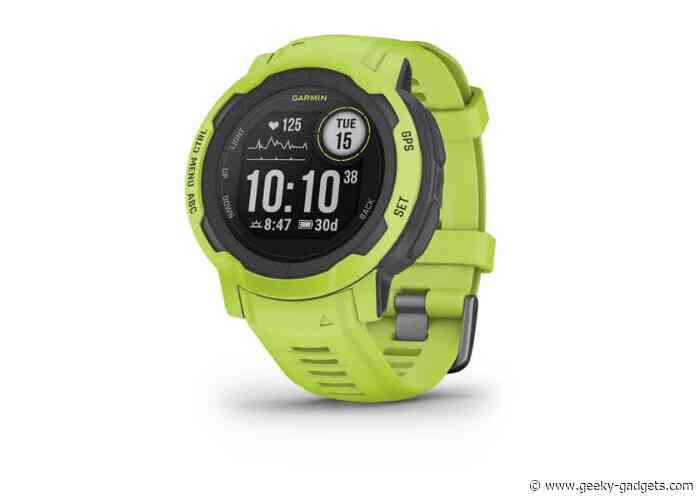 Garmin Instinct 2 smartwatch series unveiled