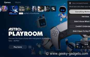 PlayStation Voice Commands preview demonstrated