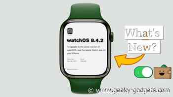 What’s new in watchOS 8.4.2 (Video)