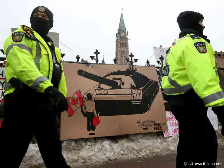 Truck convoy: OPS waits for reinforcements, 26 criminal arrests lodged so far; Leiper urges police to close 'the fun fair'